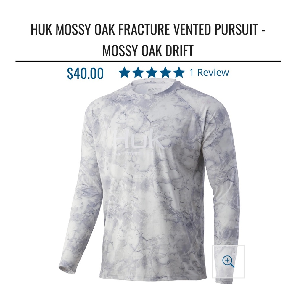 HUK long sleeve fishing shirt